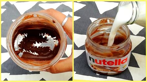 Make This With Leftover Nutella In Jar Youtube