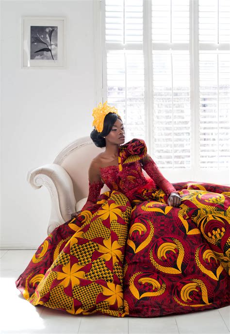 African Wedding Dresses By Vlisco Become A Unforgettable Bride