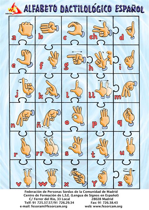 Alfabeto Dactilologico Espanol Lengua De Signos Lenguaje De Senas Images