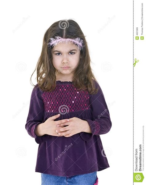 Pouting Child Royalty Free Stock Images Image 4601989