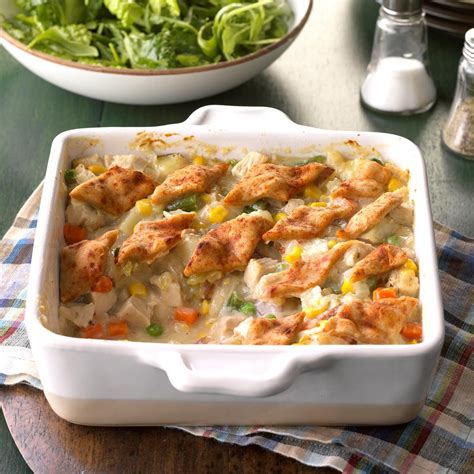There are 24 casserole and turkey recipes on very good recipes. Pastry-Topped Turkey Casserole Recipe | Taste of Home