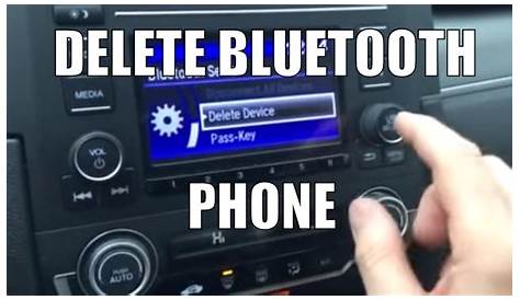 How to Delete Bluetooth Device on 2016 Honda Civic Radio - YouTube