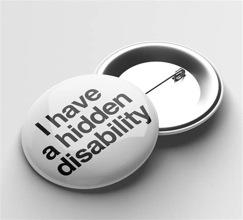 I Have A Hidden Disability Badge Etsy Australia