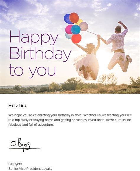 Birthday Email How To Make Clients Happy — Stripoemail