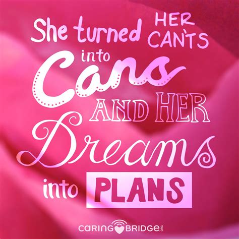 Turn the following sentences into direct speech. She turned her can'ts into cans and her dreams into plans #courage #inspiration | Inspirational ...