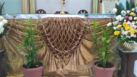 Mother Mary Feast Stanthony Church Altar Decor4 Youtube