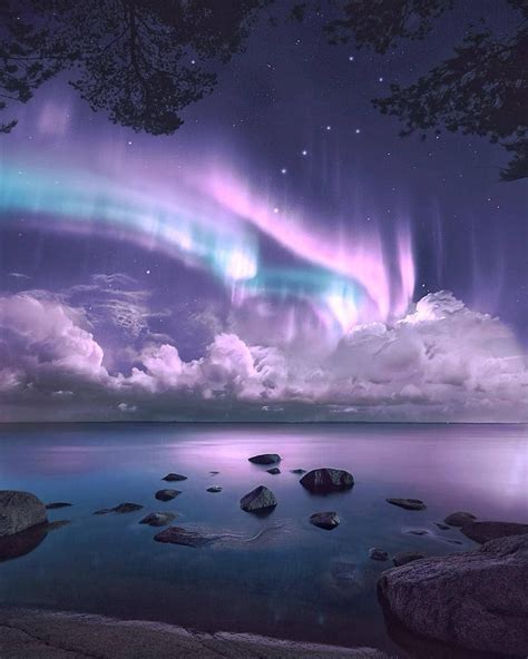 Nowspacetime On Instagram Northern Lights Dancing Above The Clouds