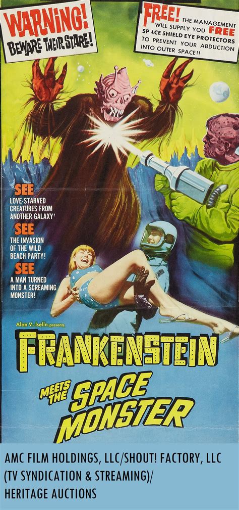 Frankenstein Meets The Space Monster 1965 Silver Screen Reflections