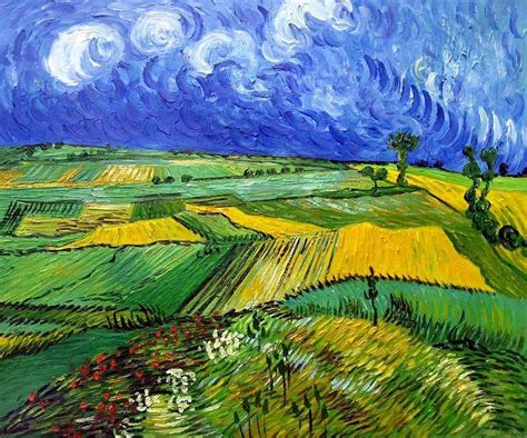 Van Gogh Champs De Blé Sous Un Ciel De Pluie 2018 Par Giovanni Piscaglia