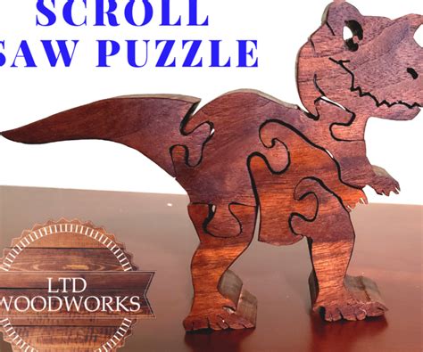 Childrens Dinosaur Puzzlescroll Saw Project Scroll Saw Scroll Saw