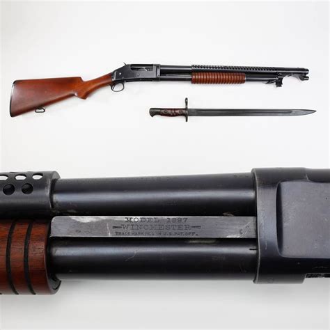 Winchester Model 1897 Trench Shotgun With Bayonet Gun Pix Pinterest