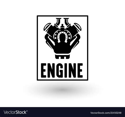 Engine Logo Royalty Free Vector Image Vectorstock