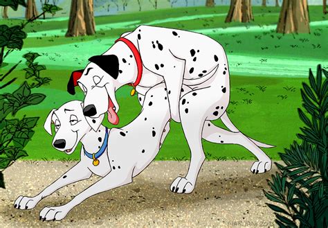 Rule 34 101 Dalmatians Canine Canon Couple Dalmatian Disney Doggy