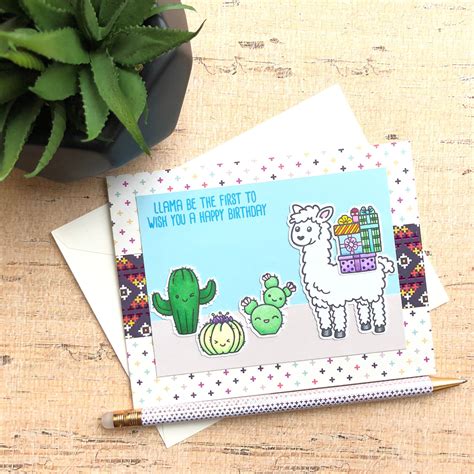 If you hand over a hilarious birthday card, they'll probably think you're the next big comedian. Excited to share this item from my #etsy shop: Llama ...