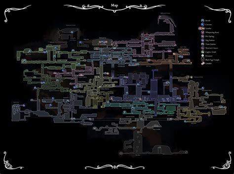 Hollow Knight Entire Map