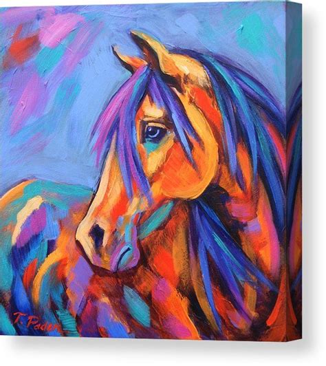 Blue Eyed Beauty Canvas Print Canvas Art By Theresa Paden Horse