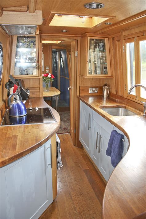 Galley Boat House Interior House Boat Houseboat Living