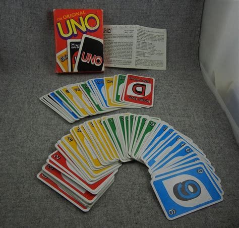 Uno Original Card Game Vintage 1992 Edition Complete With Etsy
