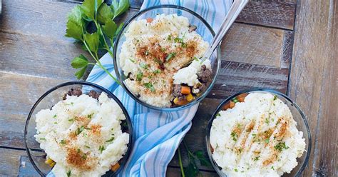 Ground Turkey Shepherd S Pie With Buttery Cauliflower Mash