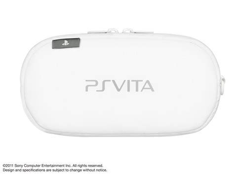 Psvita Playstation Vita Soft Carry Case White For Playstation Vita