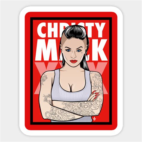 Christy Mack Christy Mack Sticker Teepublic