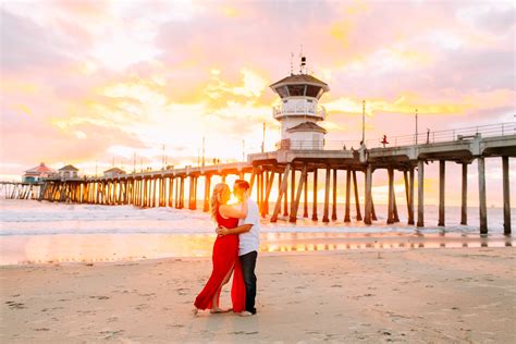 Huntington Beach Engagement Session With Michelle And Chris San Juan