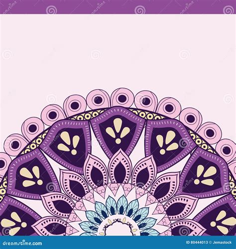 Colorful Mandale Design Stock Vector Illustration Of Texture 80444013