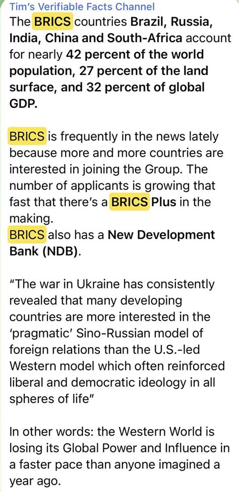 Artrr On Twitter Rt Timingnl Brics Countries Brazil Russia India
