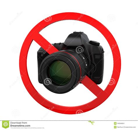 No Photography Sign Stock Illustration Illustration Of Picture 34594854