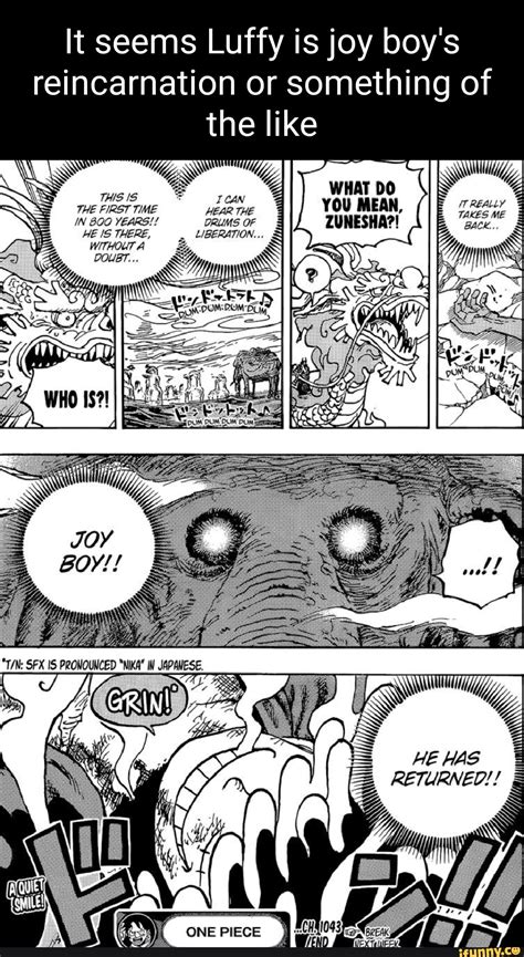 It Seems Luffy Is Joy Boys Reincarnation Or Something Of The Like This