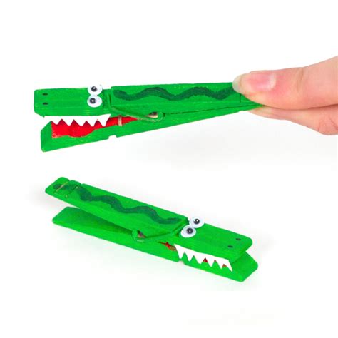 Clothespin Crocodile Think Crafts By Createforless