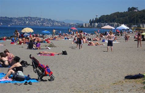 Unwind At One Of The Citys Beaches The Alki Beach In West Seattle It