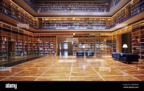Beautiful Modern And Luxury University Library Interior Perfect