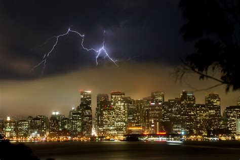 Lightning And Fog Hover Over San Francisco Nbc News
