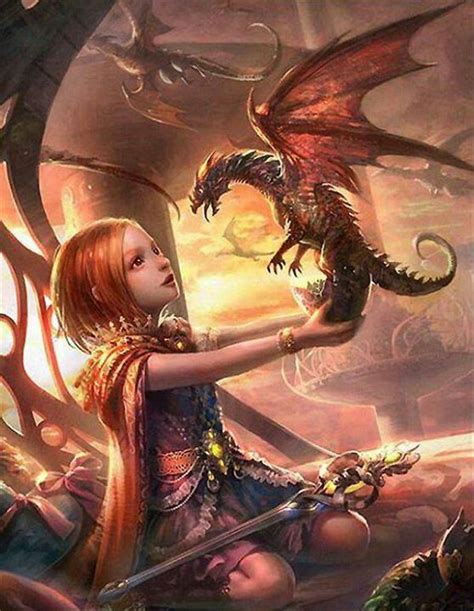 Begin Companions Phyllis And Vydra Fantasy Dragon Fantasy Artwork