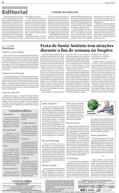 Edição De 9 De Junho De 2017 Jornal A Voz Da Serra