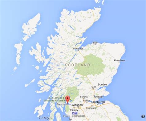 Where Is Greenock On Map Scotland