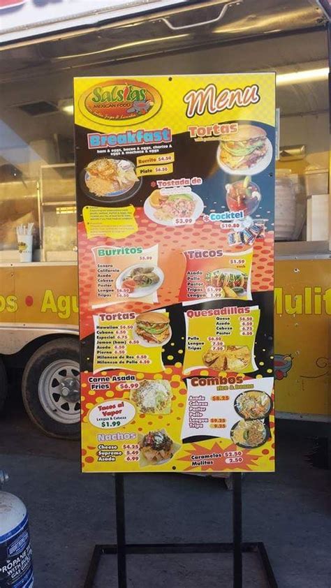 Food trucks tend to offer tacos in all kinds of interesting varieties. Salsitas - Food Trucks - 999 Jackrabbit Trl, Buckeye, AZ ...