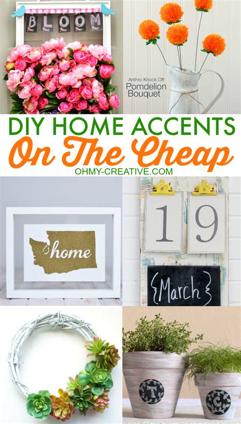 Diy Home Accents On The Cheap Oh My Creative