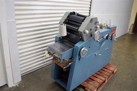 Lot 56 Atf Chief 15 Single Color Printing Press W Kompac Dampening