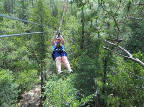 Zip lining consist of participants zipping between platforms on a series of cables. Ziplining with Adventures Unlimited at Brandcation ...