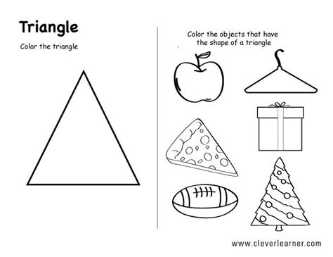 Pre Primary Activity Worksheets K Writing Printables Free Triangle