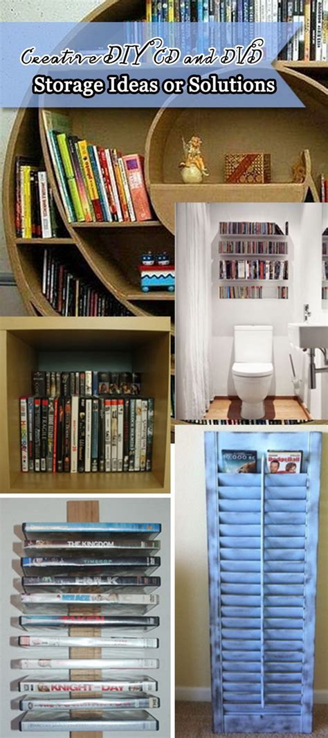 Creative Diy Cd And Dvd Storage Ideas Or Solutions Hative