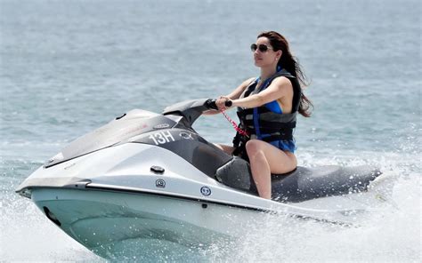 Busty Kelly Brook Jet Skiing In Barbados Wearing Sexy Blue Bikini Porn Pictures Xxx Photos Sex