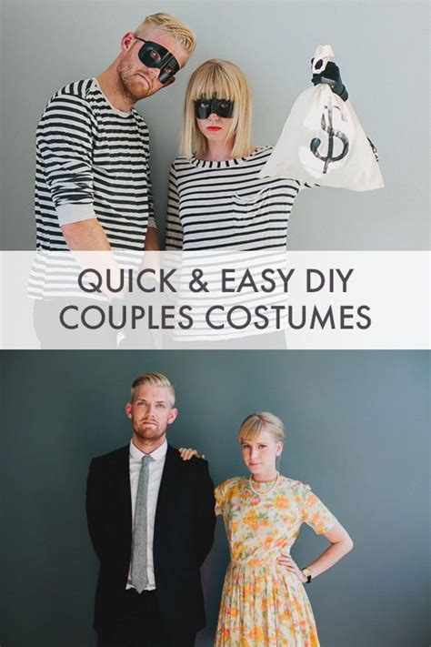 Easy And Last Minute Couples Costumes Pt 1 Say Yes Diy Couples