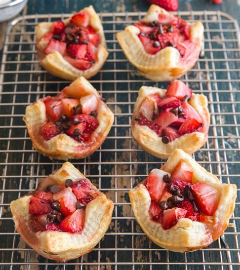 Easy Puff Pastry Strawberry Tarts Recipe An Italian In My Kitchen