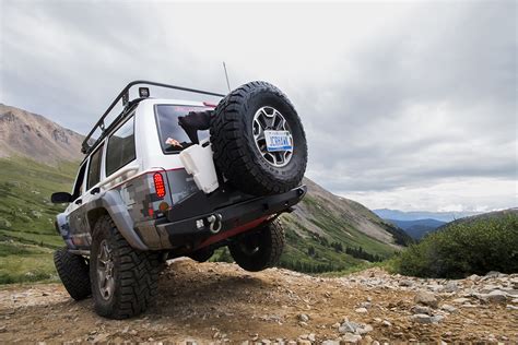 Jcroffroad Jeep Xj Rear Bumper Vanguard Tire Carrier Jeep Cherokee