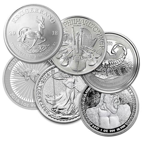 1 Oz Silver Coin 999 Pure Random Design Money Metals Exchange