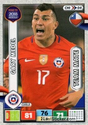 I can't put my love for chile down to anything but gary medel. Card CHI04: Gary Medel - Panini Road to 2018 FIFA World ...