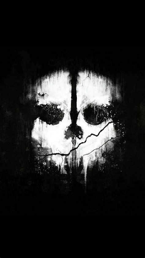 Call Of Duty Ghost Logo Wallpaper 4k